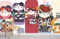 Japanese Cats Wallpaper Mural