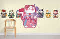Kimono Cats Wallpaper Mural
