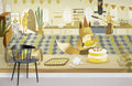 Animal Cooking II Wallpaper Mural