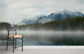 Misty Lake Wallpaper Mural