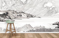 Lake Storm Wallpaper Mural
