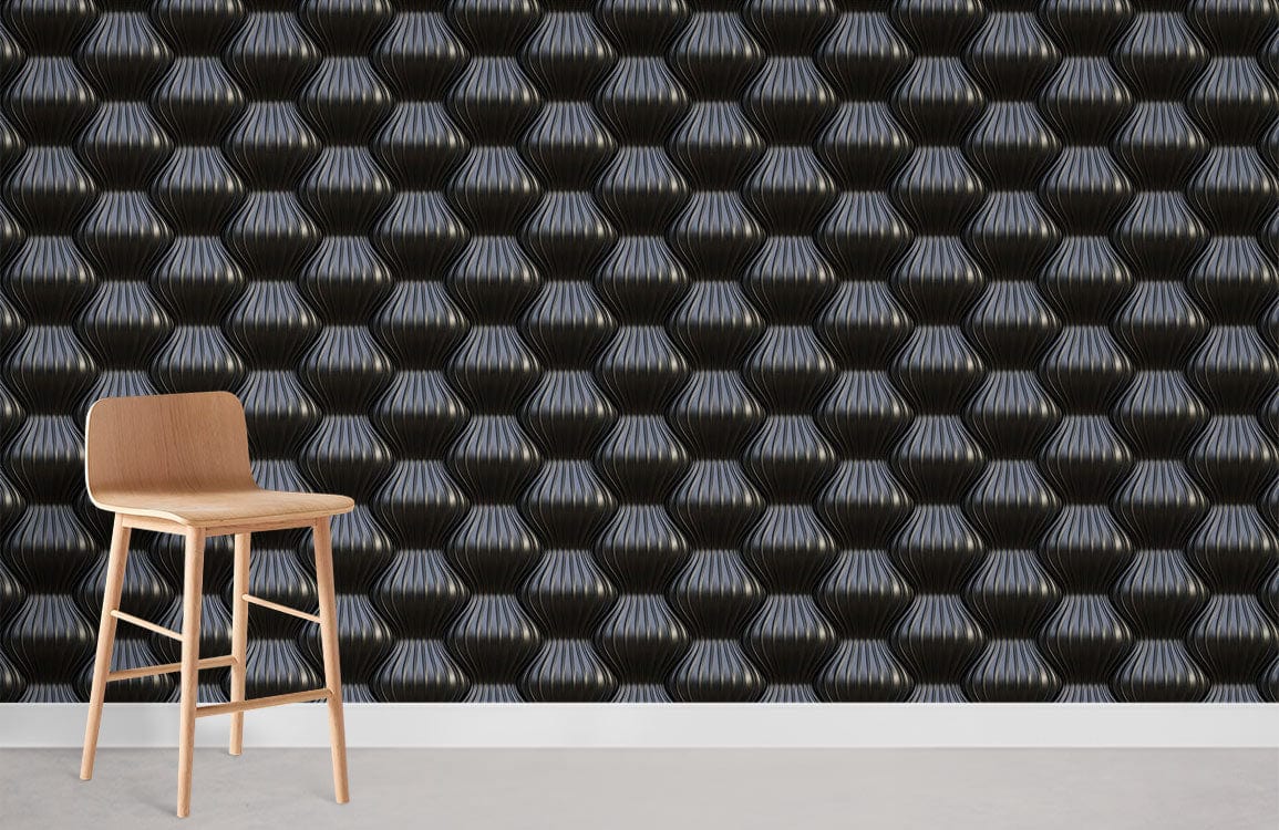 repeat pattern lattern metal wallpaper
