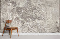 Large Plan of Rome Wallpaper Mural