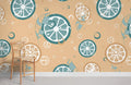 Slice Lemon Wallpaper Mural