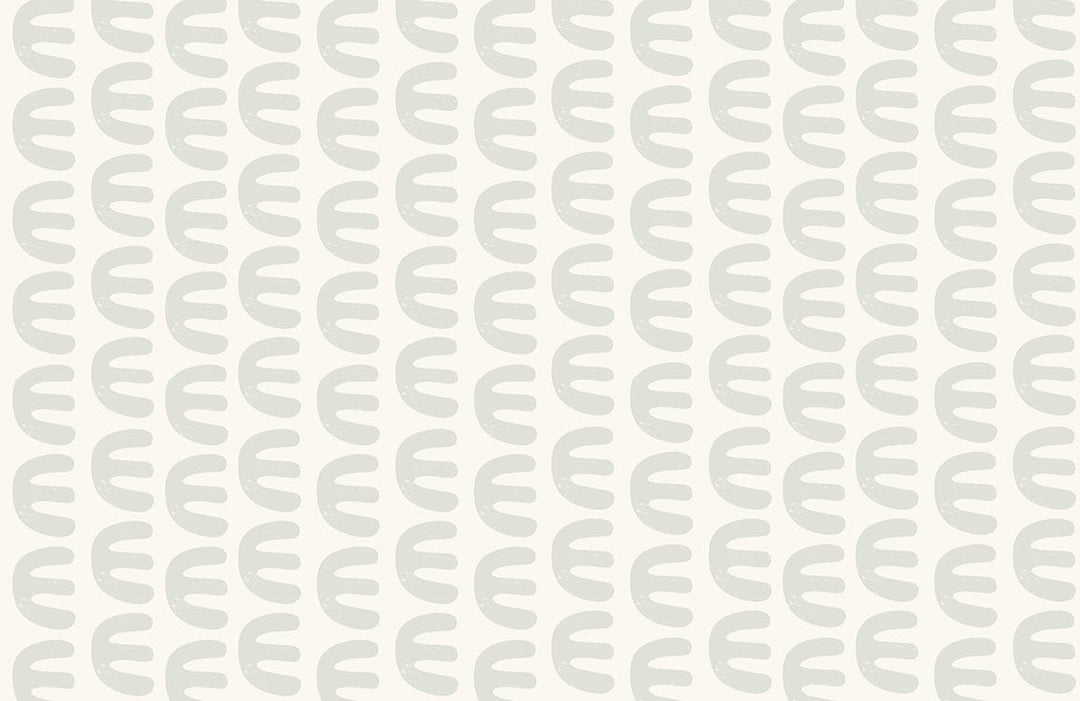 Elegant Cream Retro Geometric Pattern Wallpaper - Minimalist Vintage Design
