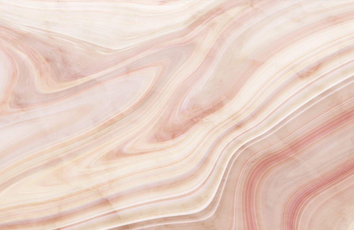 Blush Pink Marble Swirl Modern Abstract Wall Mural Wallpaper Design