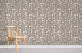 Line Flowers Wallpaper Mural