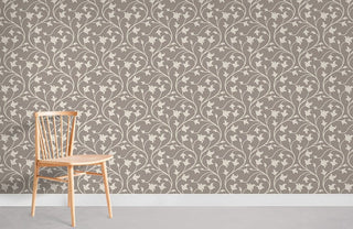 Line Flowers Wallpaper Mural