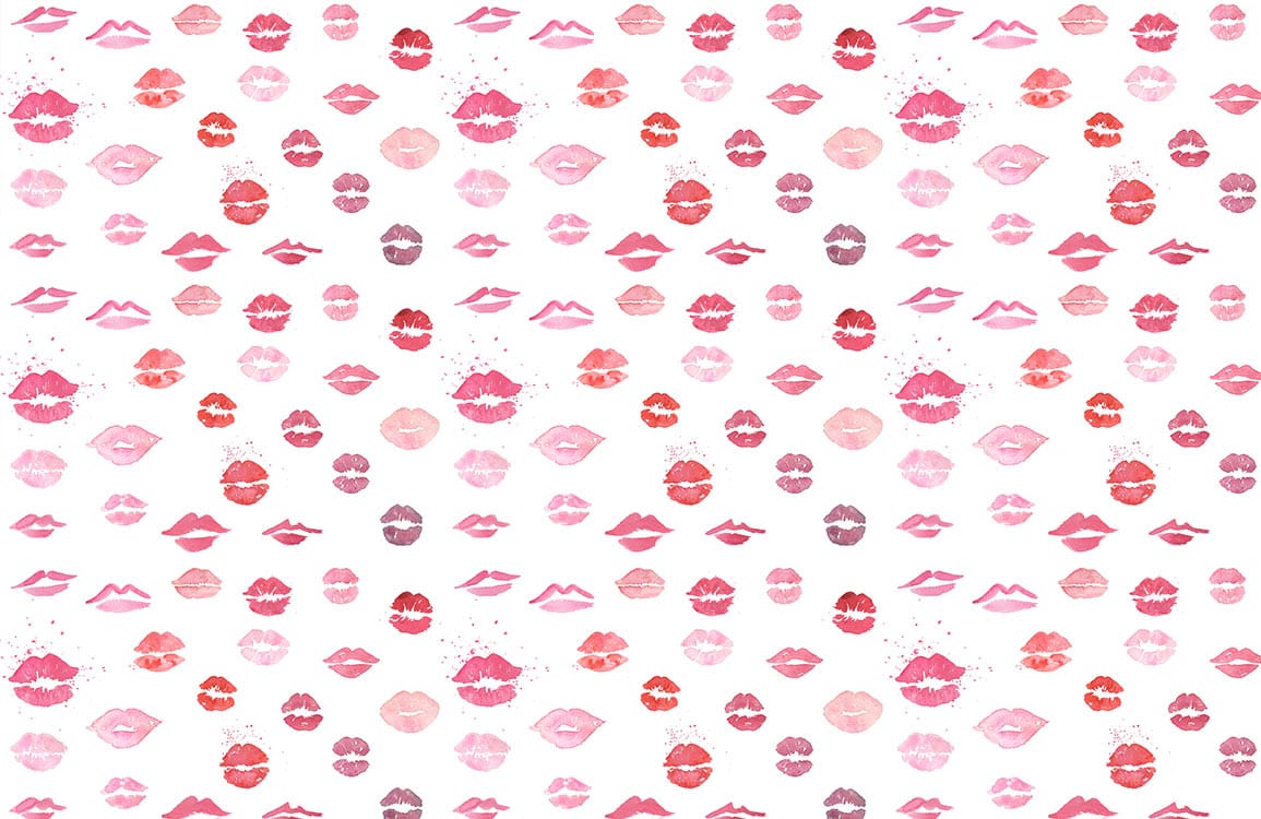 Lips Wallpaper Mural