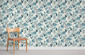 Blue Petals Wallpaper Mural