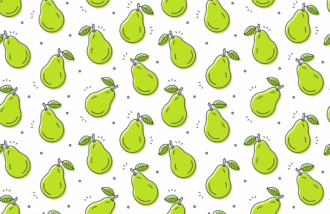 Pear Fabric, Wallpaper and Home Decor | Spoonflower
