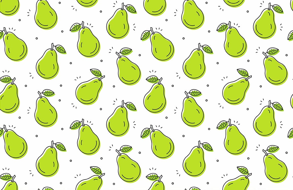 Little Pear Wallpaper Mural