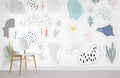 Art Deco Plants Wallpaper Mural