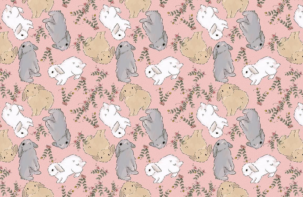 Bunny II Wallpaper Mural