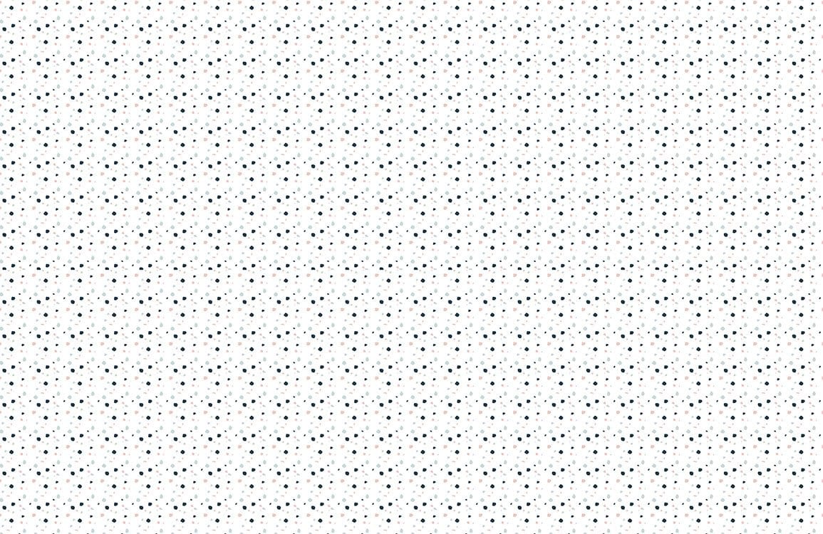 Classic Black Polka Dot Pattern Wallpaper on White Background - Timeless Design