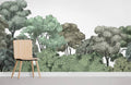Lively Forest Wallpaper Mural