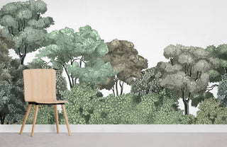 Lively Forest Wallpaper Mural