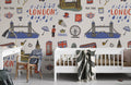 London Tea Time Wallpaper Mural