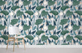 Lotus leaves and seedpods Wallpaper Mural