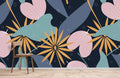 Love leaves Wallpaper Mural