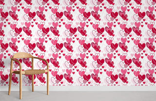Love Patterns Wallpaper Mural