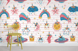 Magic Unicorn Wallpaper Mural