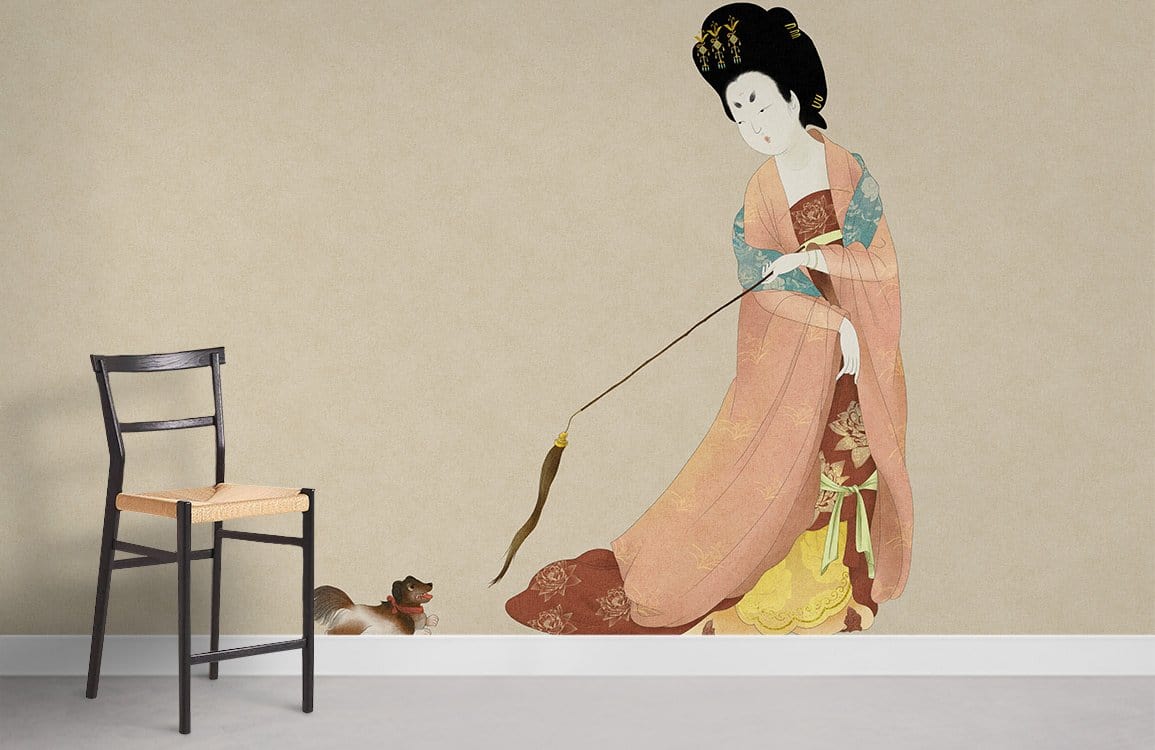 Chinese Lady of Tang Dynasty III Wallpaper Mural