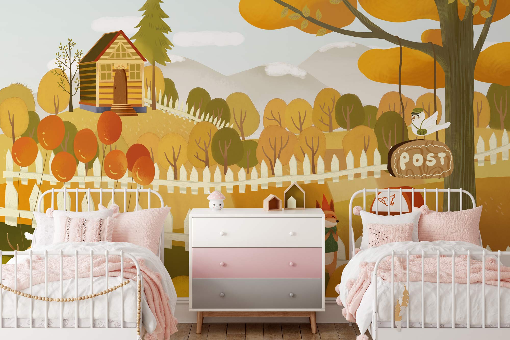 Animal Postman Wallpaper Mural