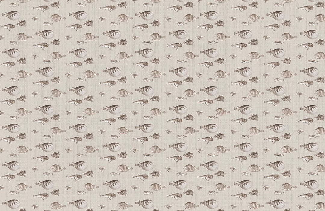 Vintage Sepia Nautical Sketch Pattern Wallpaper for Timeless Nautical Charm
