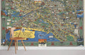 Melbourne Old Map Wallpaper Mural