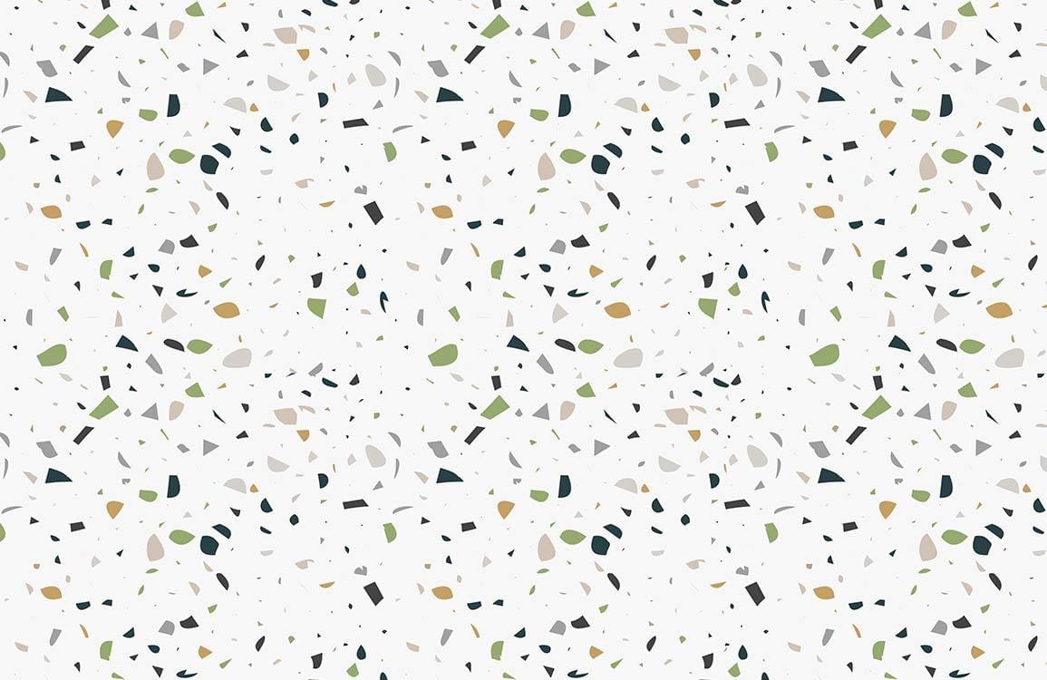 Terrazzo seamless pattern. Abstract background with chaotic stains. Vector  wallpaper. Stock Vector | Adobe Stock