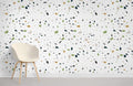 White Terrazzo II Wallpaper Mural
