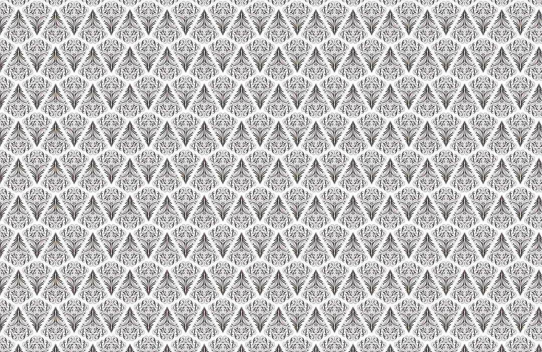 Monochrome Geometric Diamond Patterned Wallpaper - Modern Minimalist Design Elegance