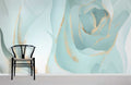 Mint Green Rose Wallpaper Mural