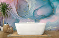 Misty Yarn Marble Wallpaper Mural