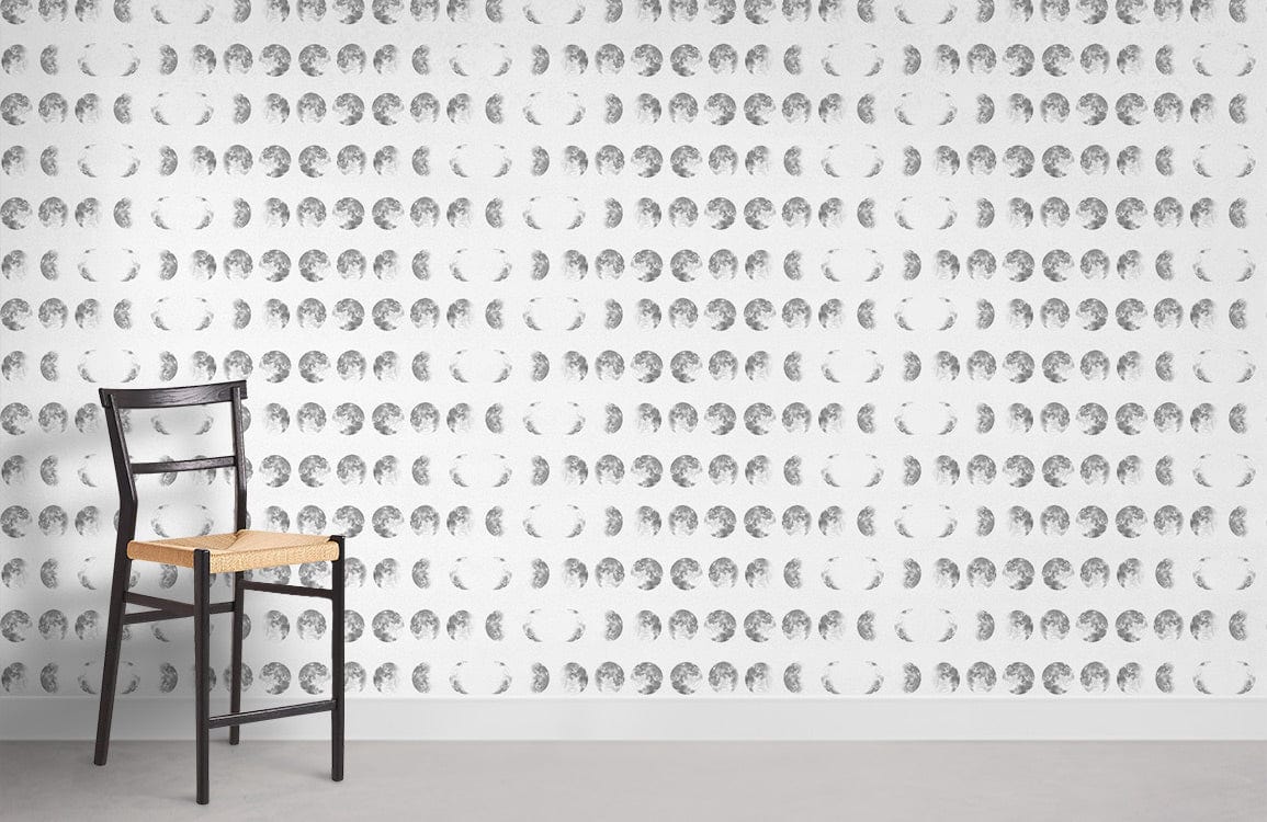 Moon Changes Wallpaper Mural