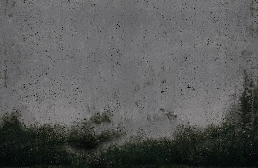 Urban Chic Grey Industrial Mural Wallpaper - Modern Grunge Wall Design