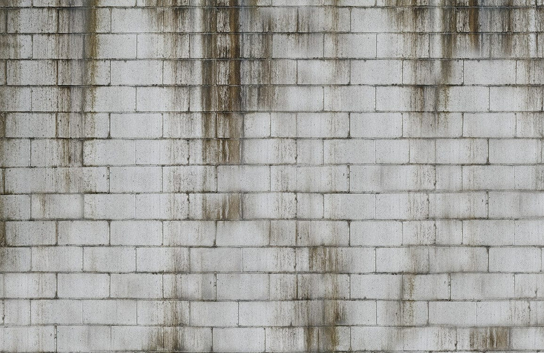 Industrial Grey Concrete Brick Effect Wallpaper for Urban Loft Style Decor