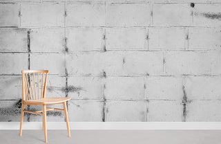 White Painting Wall Wallpaper Mural