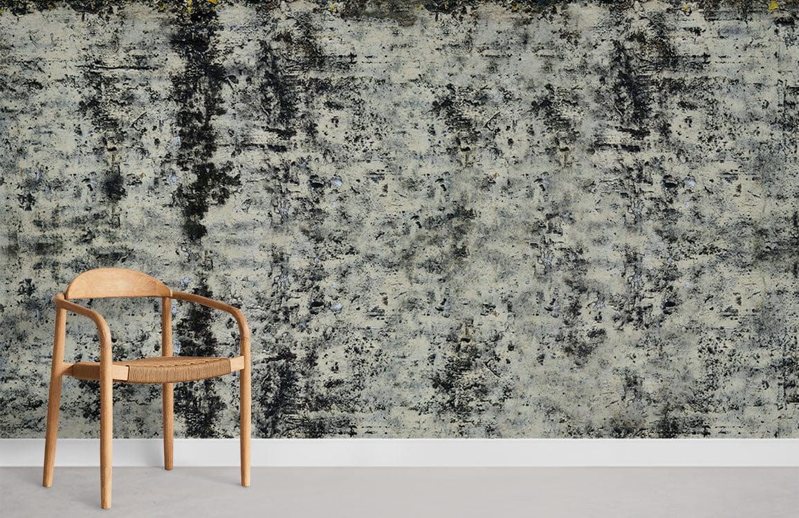 black trace rust wall mural wallpaper