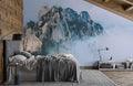 Mountain on Clouds Wallpaper Mural