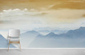 Mountain Top Foggy Wallpaper Mural