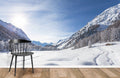 Mountain View after the Snow Wallpaper Mural