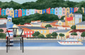 Mountain Village Wallpaper Mural