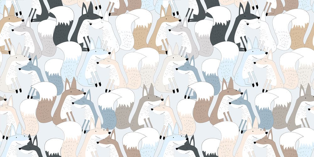 Mr. Foxes Wallpaper Mural