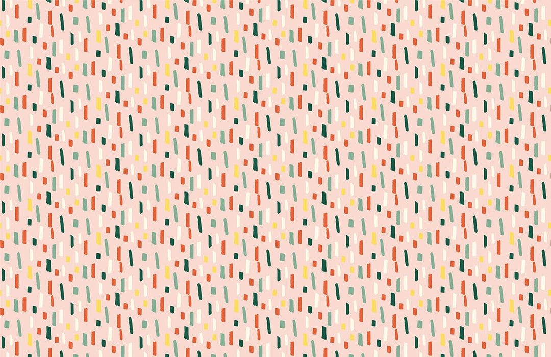 Vintage Pastel Geometric Pattern Wallpaper for Retro Chic Interiors