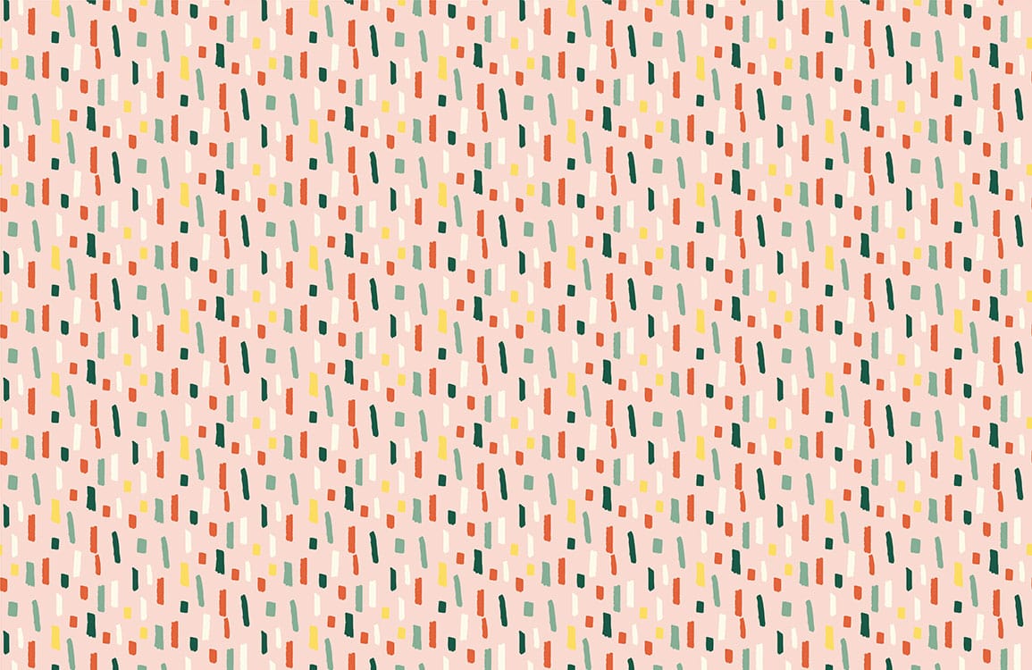Vintage Pastel Geometric Pattern Wallpaper for Retro Chic Interiors