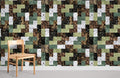 Multi Green Marble Wallpaper Mural