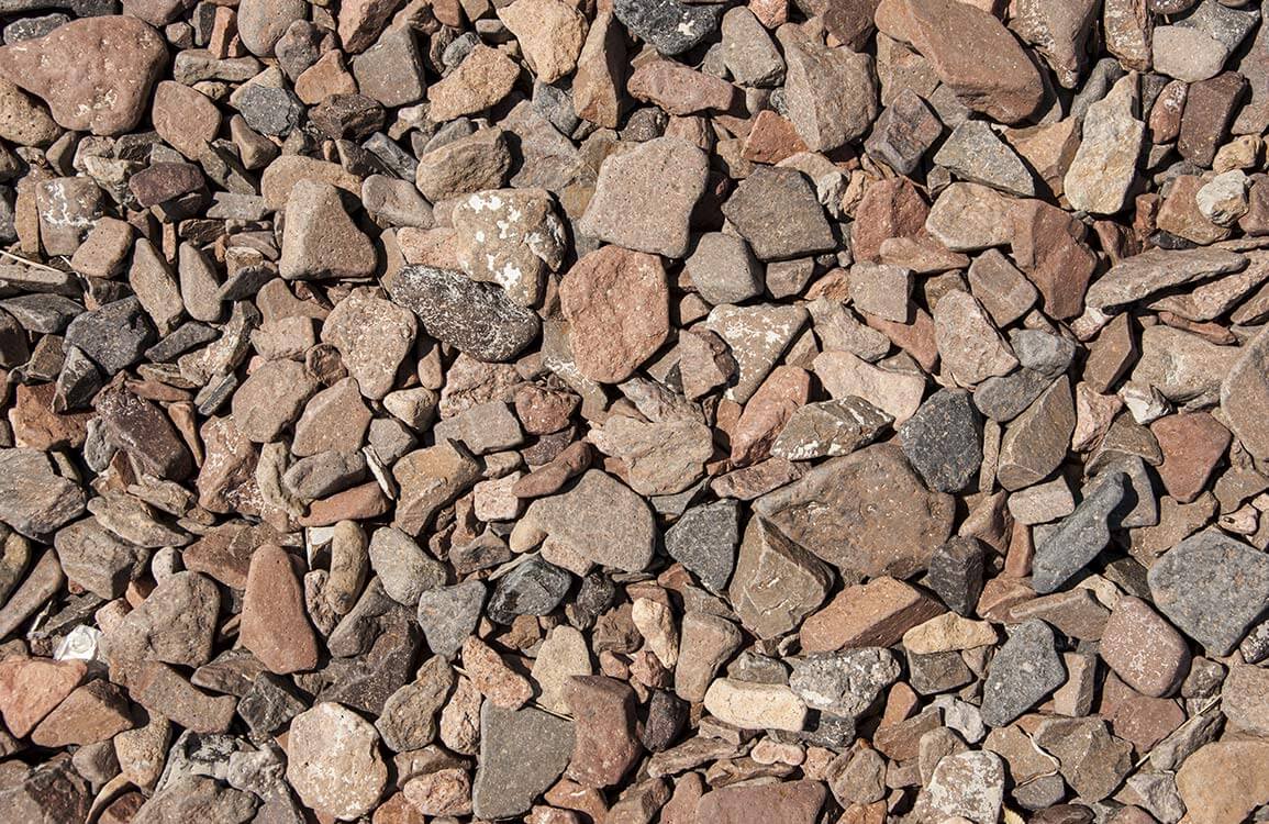 Natural Stone Pebble Effect Wallpaper - Rustic Brown Textured Design