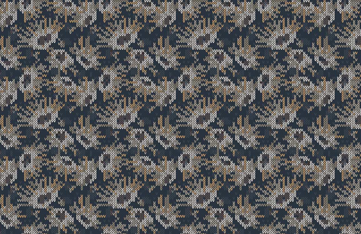 Elegant Navy and Gold Geometric Patterned Wallpaper for Modern Interiors